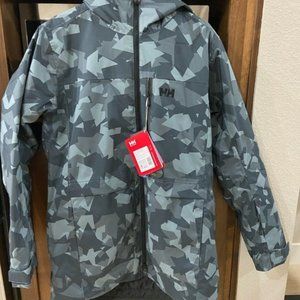 Helly Hanson Park City 3-in-1 Snowboard / Ski Jacket Men Med, Color Trooper Camo